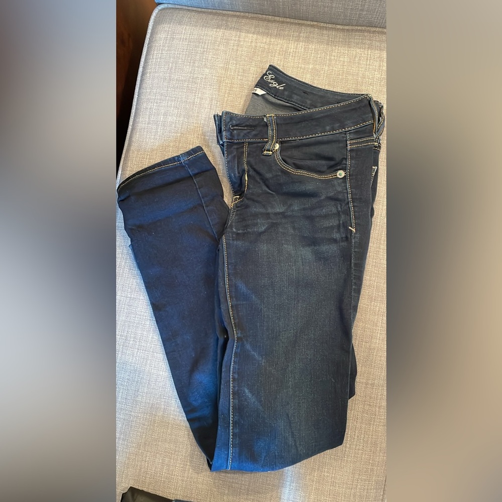 AE Dark Blue Skinny Jeans